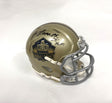 Joe Namath Autographed Hall of Fame Speed Gold Mini Helmet