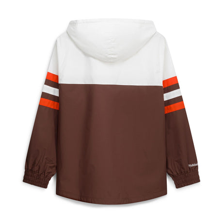 Browns 2026 Mitchell & Ness Men's Head Coach Lightweight Anorak Windbreaker Pro Football Hall of Fame