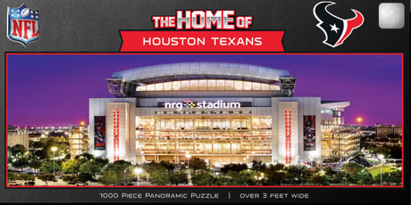 Texans 1000pc Panoramic Puzzle - Stadium View Pro Football Hall of Fame