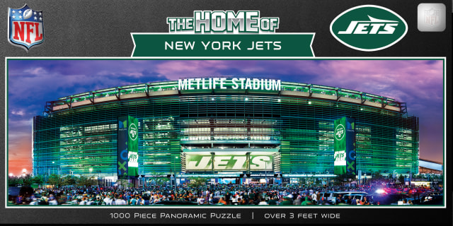 Jets 1000pc Panoramic Puzzle - Stadium View