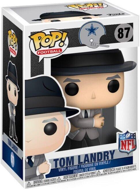 Cowboys Tom Landry NFL Funko Pop! 87 Pro Football Hall of Fame