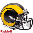 Rams 2025 NFL On-Field Rivalries Mini Speed Helmet