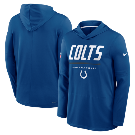 Colts 2026 Nike Men's Dri-Fit Lightweight Long Sleeve Hoodie Top