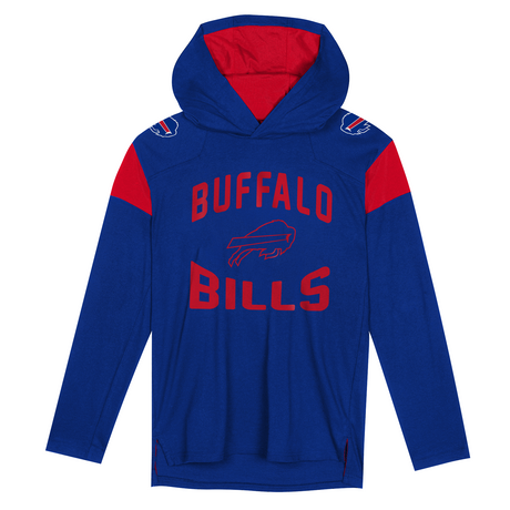 Bills Kids NFL The Champ is Here Long Sleeve Hooded T-Shirt