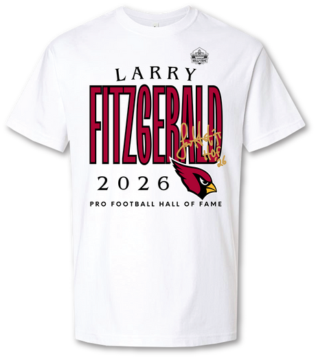 Larry Fitzgerald Cardinals Class of 2026 T-Shirt