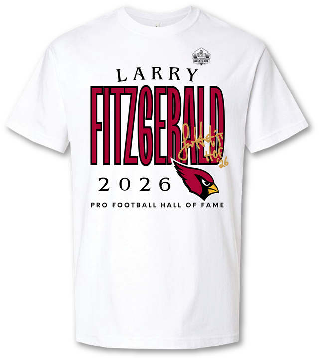 Larry Fitzgerald Cardinals Class of 2026 T-Shirt