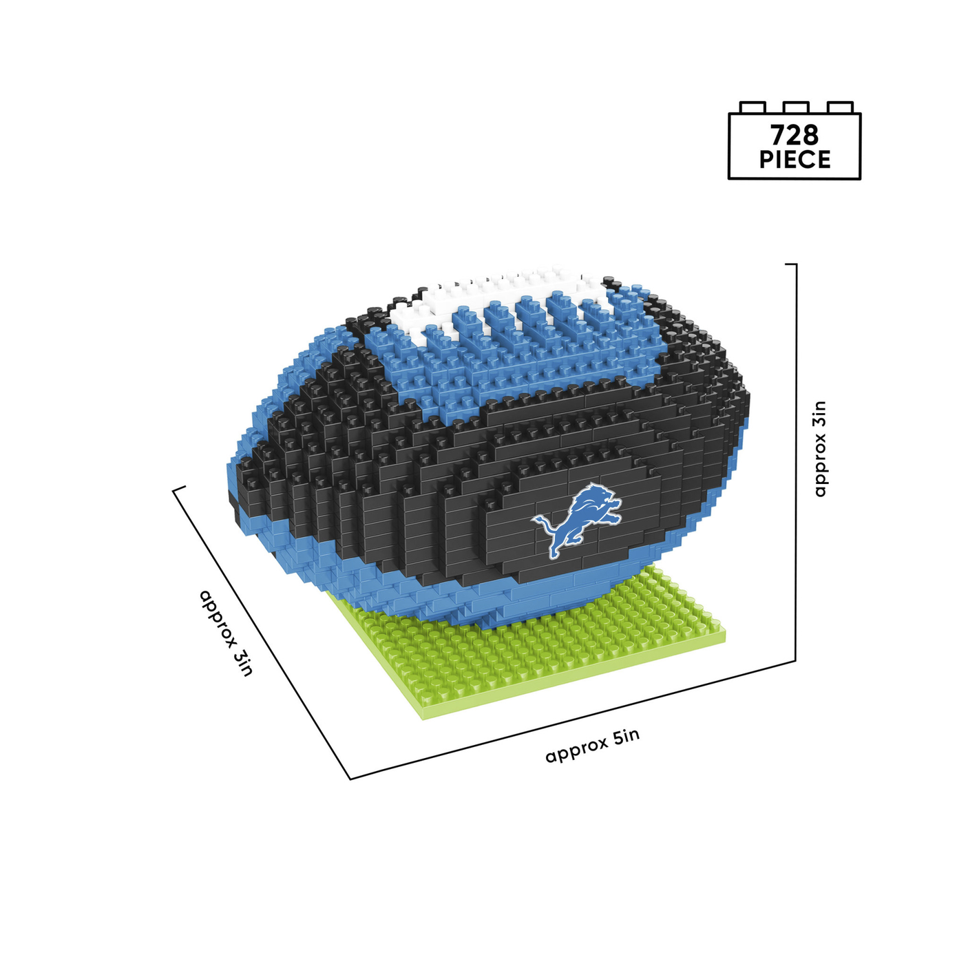 Lions 3D Brxlz Alternate Football