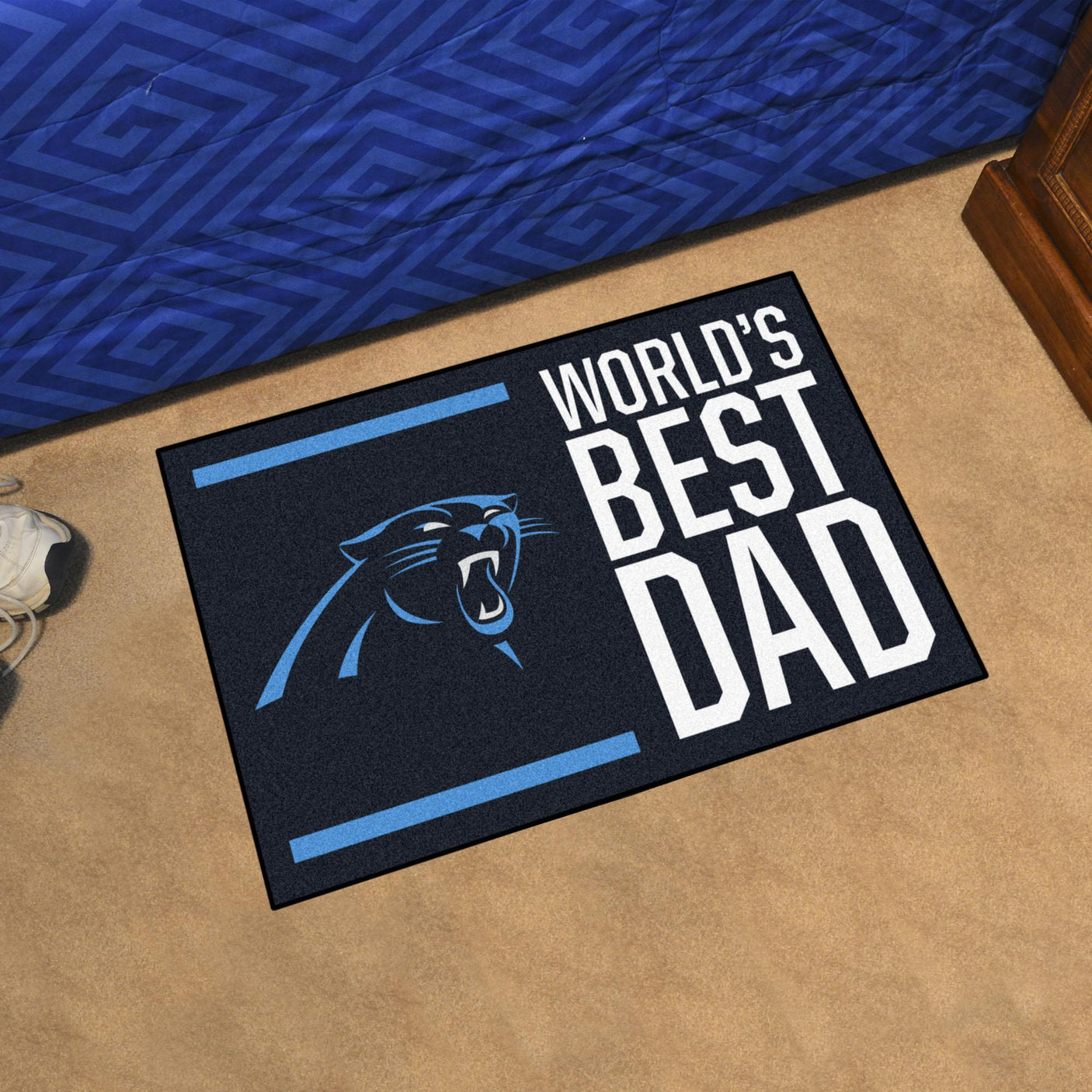 Panthers World's Best Dad Starter Mat