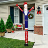 Ravens Team Pride Inflatable Crazy Christmas Santa Sports Fan