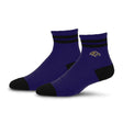 Ravens 2025 Stripe Cozy Sleep Sock