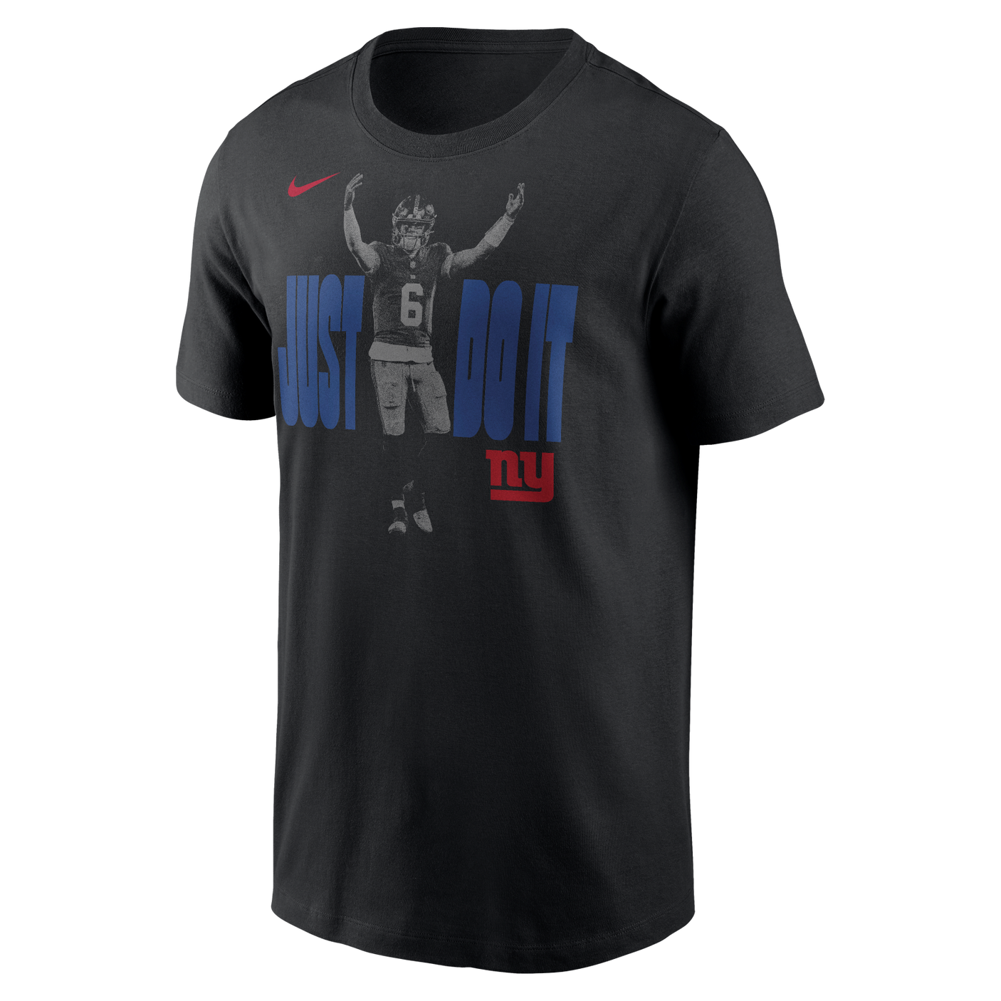 Giants Jaxson Dart Nike Men's Just Do It T-Shirt