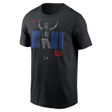 Giants Jaxson Dart Nike Men's Just Do It T-Shirt
