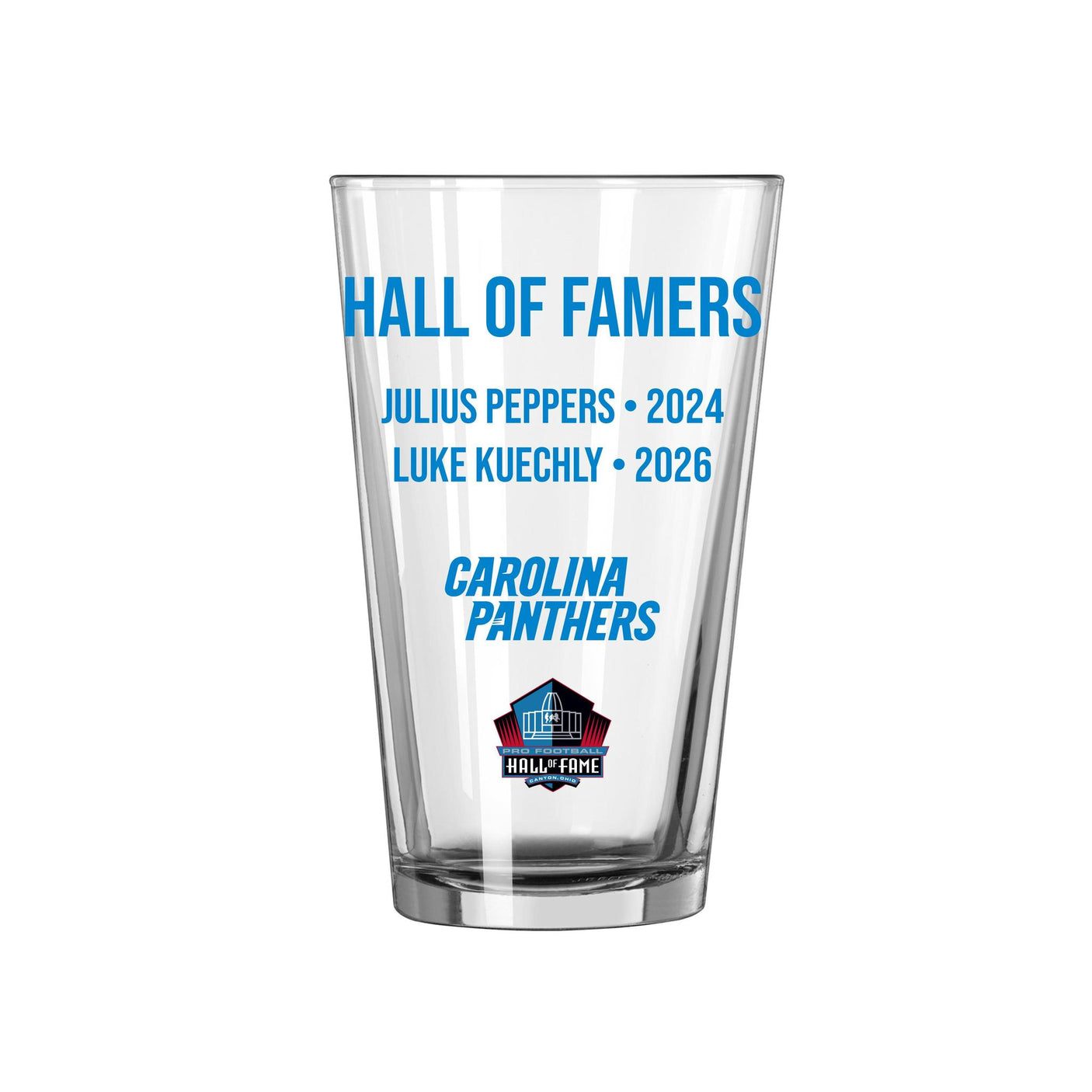 Panthers 2026 Hall of Famer Pint Glass