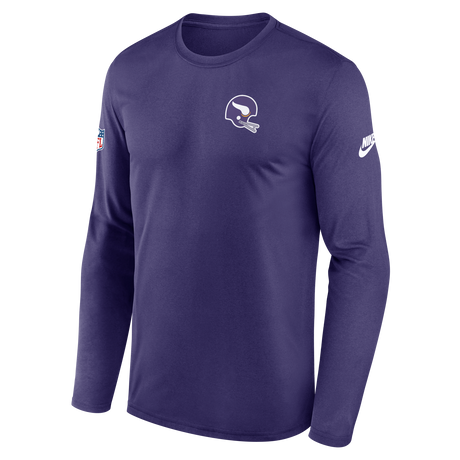 Vikings 2025 Nike Men's Long Sleeve Legend Alternate T-Shirt