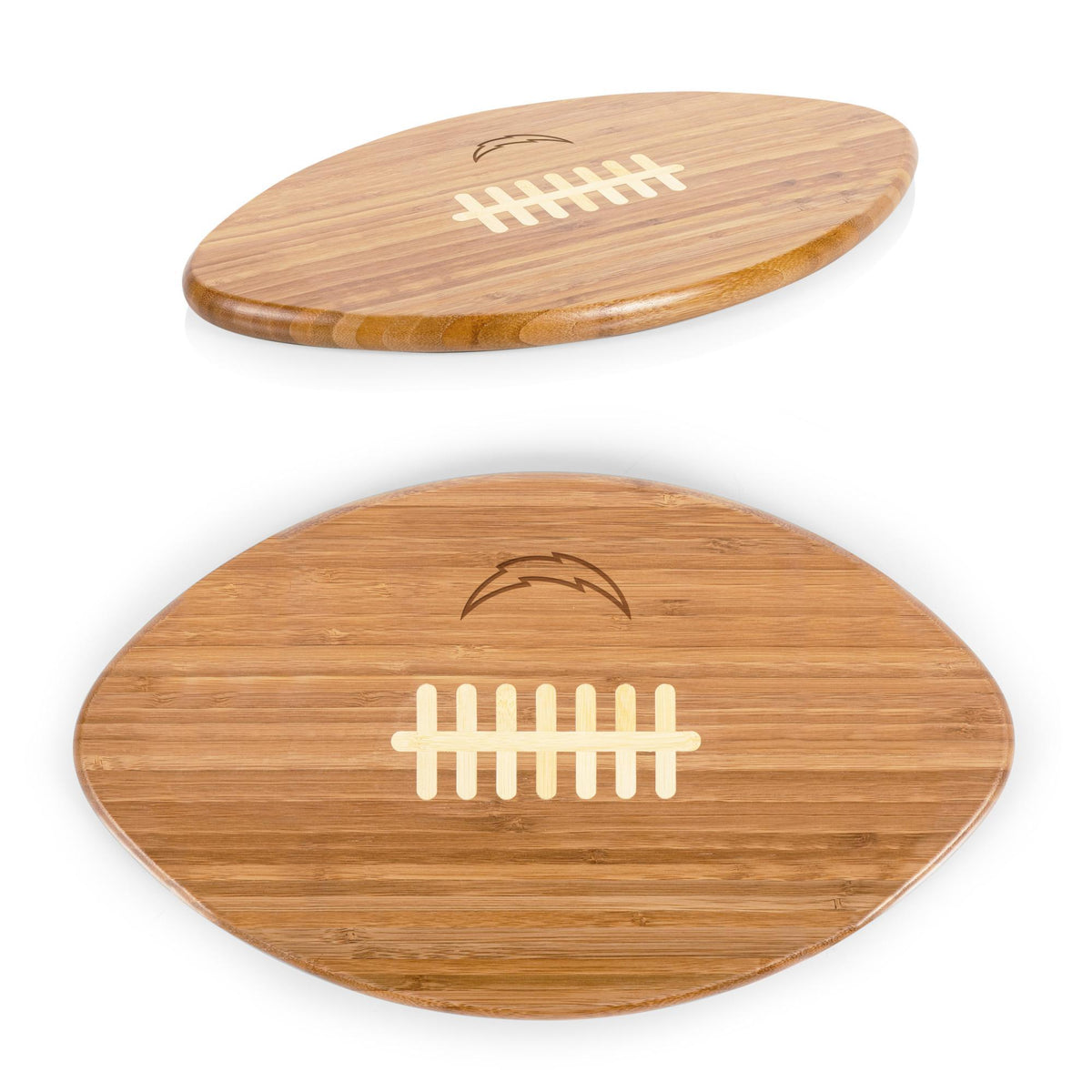 Chargers Bamboo Touchdown Pro! Cutting Board by Picnic Time Pro Football Hall of Fame