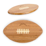 Chargers Bamboo Touchdown Pro! Cutting Board by Picnic Time Pro Football Hall of Fame