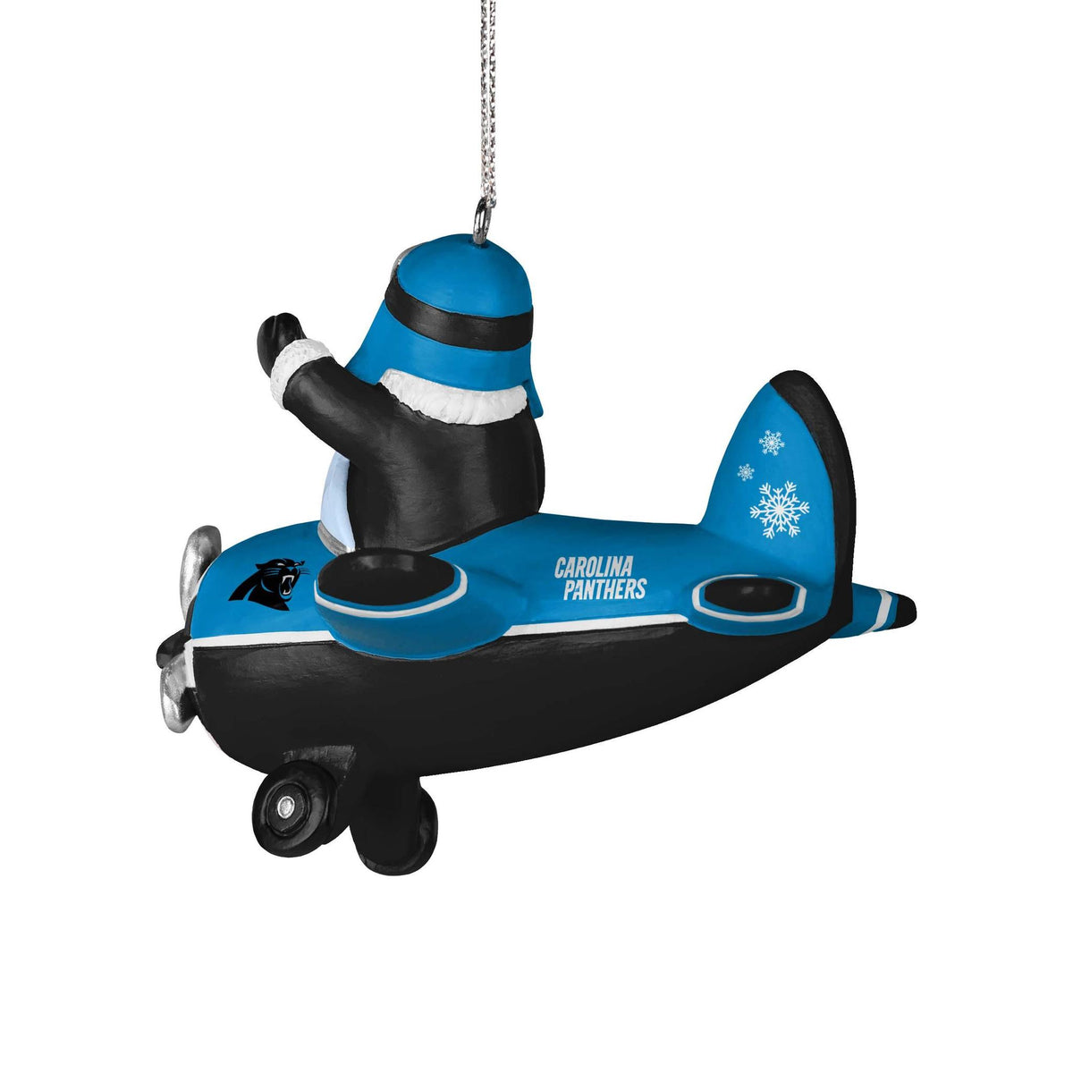 Panthers Santa Airplane Ornament Pro Football Hall of Fame