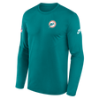Dolphins 2025 Nike Men's Long Sleeve Legend Alternate T-Shirt