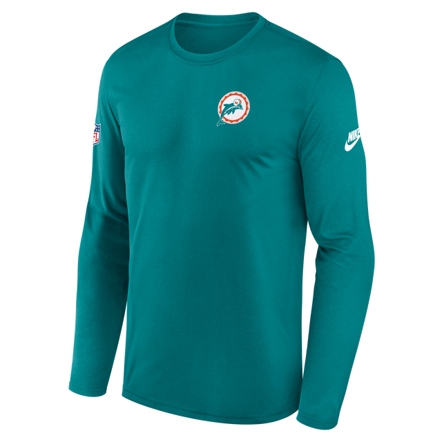 Dolphins 2025 Nike Men's Long Sleeve Legend Alternate T-Shirt