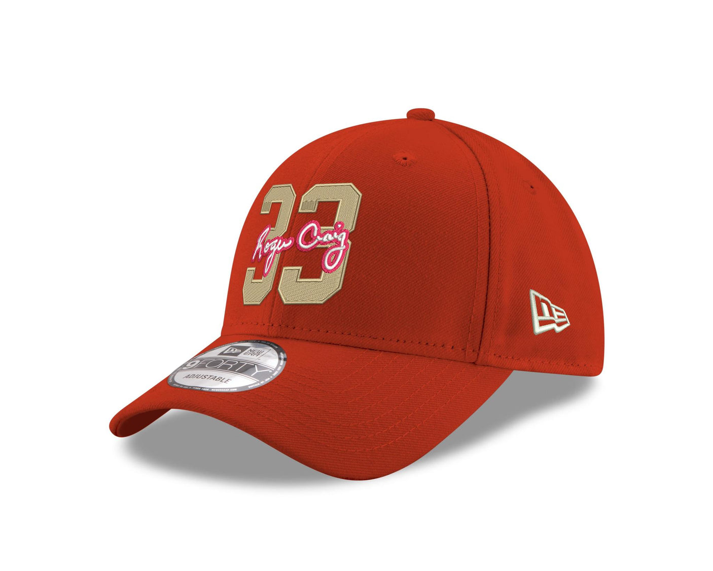 Roger Craig 49ers Class of 2026 New Era 9FORTY Signature Name Hat