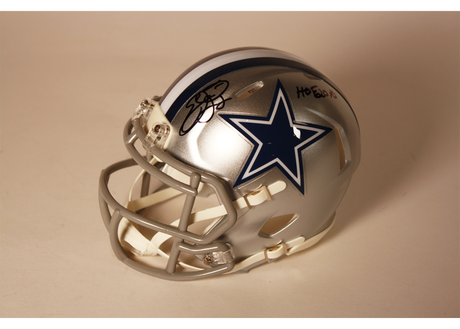 Emmitt Smith Autographed Cowboys Mini Helmet