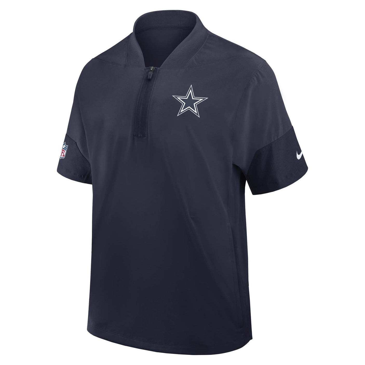 Cowboys 2026 Men's Nike Lightweight Coaches Short Sleeve Jacket