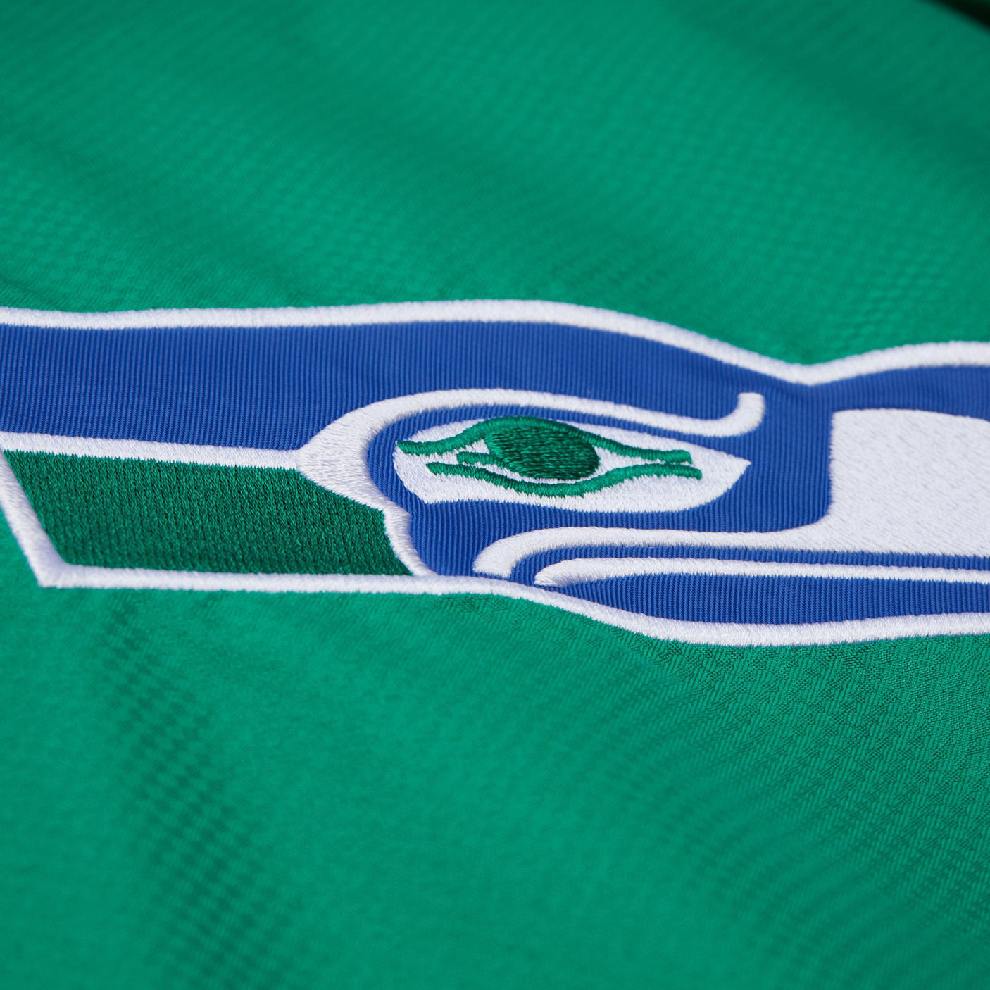 Seahawks 2025 Mitchell & Ness Men's NFL Tie Breaker Anorak Vintage Logo Lightweight Windbreaker