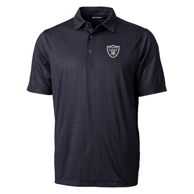 Raiders Pike Double Dot Print Stretch Polo