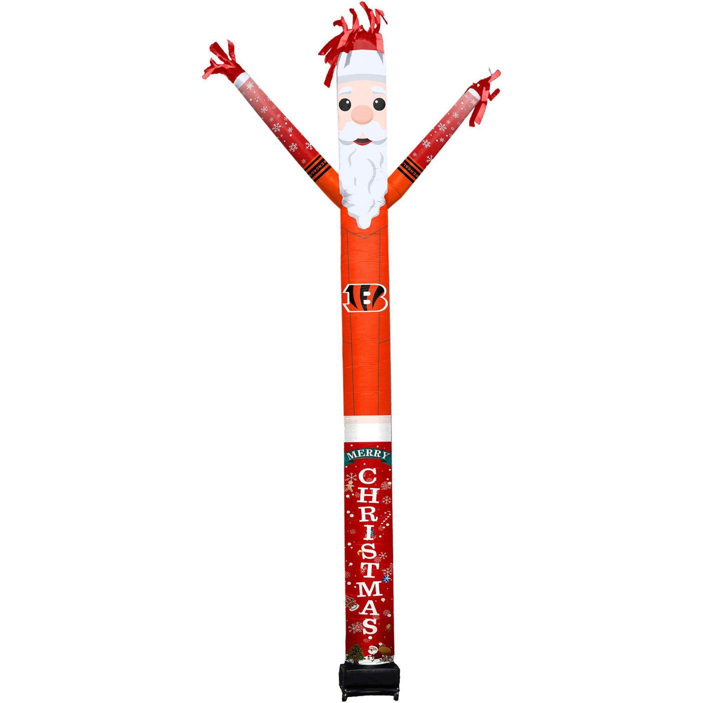 Bengals Team Pride Inflatable Crazy Christmas Santa Sports Fan