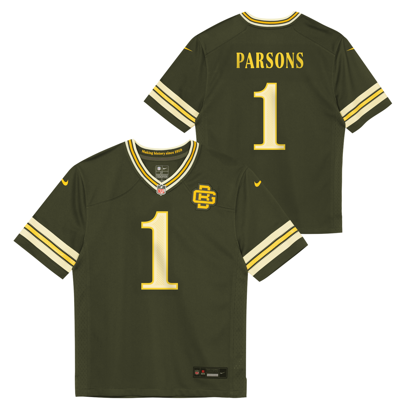 Packers Micah Parsons 2026 Nike Youth Rivalry Jersey