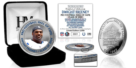 Dwight Freeney Class of 2024 Silver Color Coin