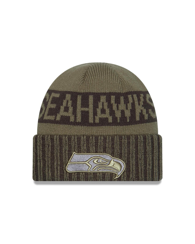 Seahawks 2025 Men's New Era Salute to Service Knit