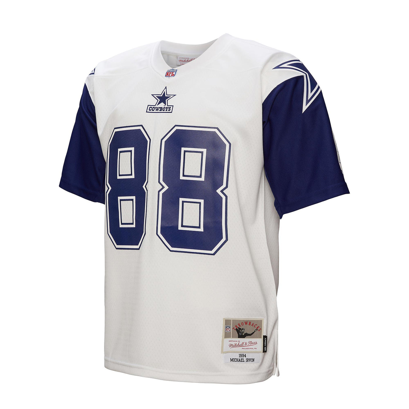 Michael Irvin Men's Cowboys White Legacy Jersey 1994