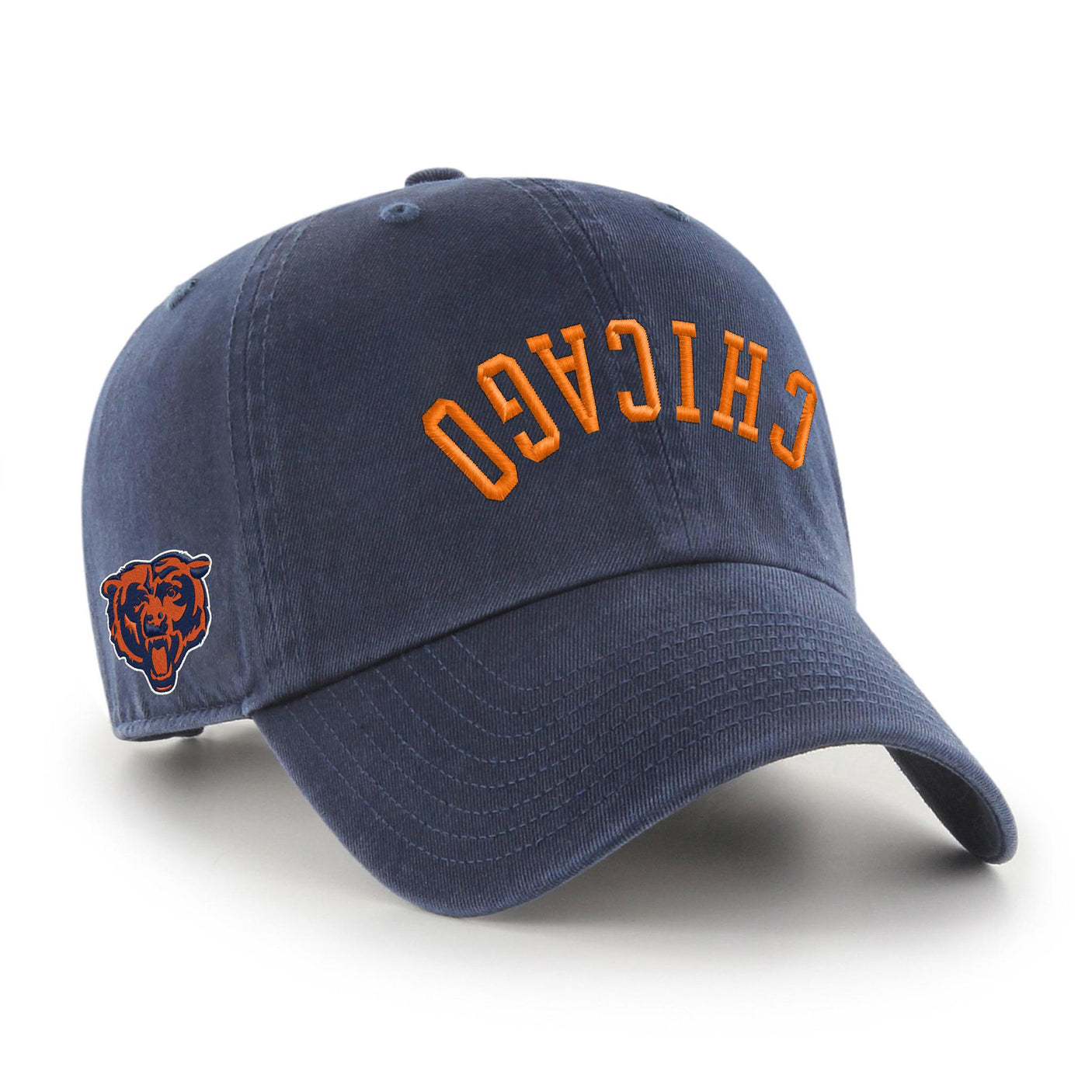 Bears 2024 '47 Brand Flip Script Clean Up Hat