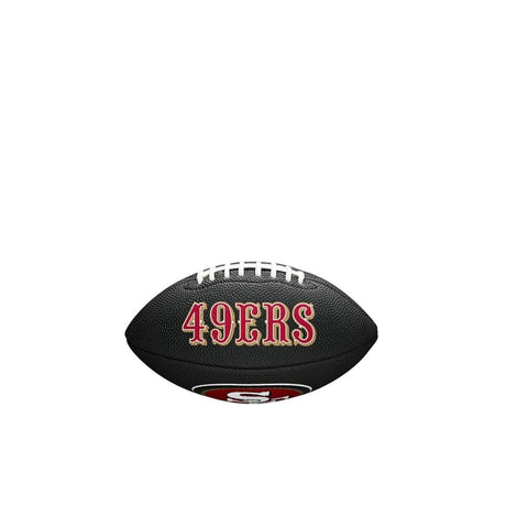 49ers Wilson® Mini Soft Touch Black Football