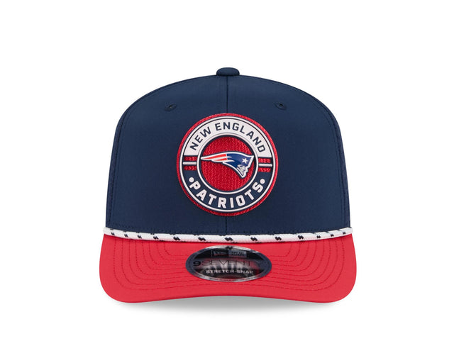 Patriots 2026 New Era Men's 9SEVENTY Stretch Snap Two-Tone Hat Pro Football Hall of Fame