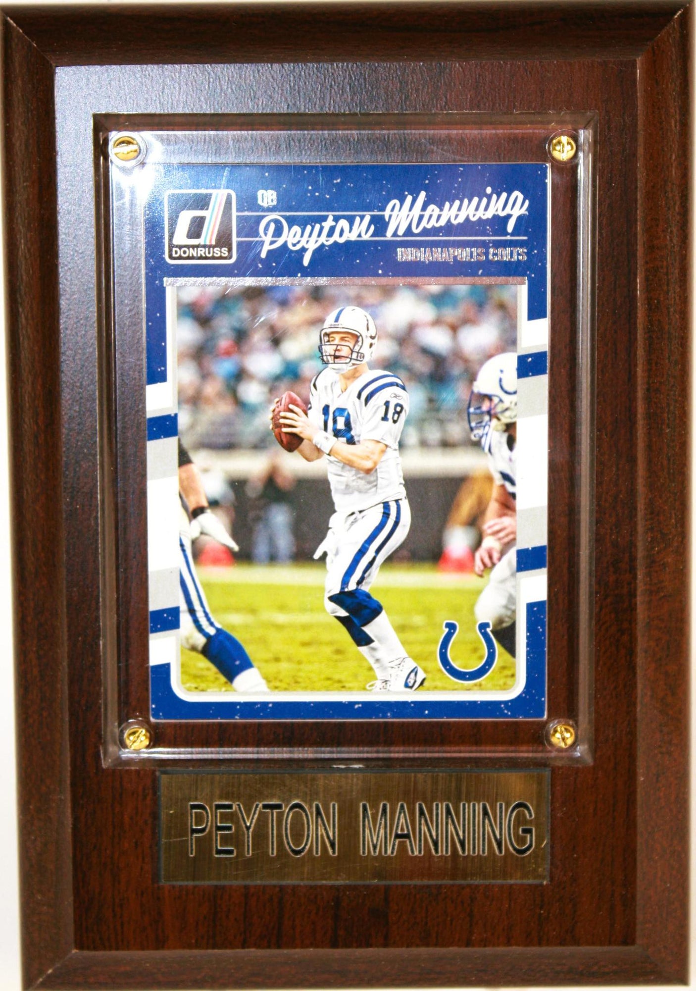 Peyton Manning Colts 4x6 Plaque