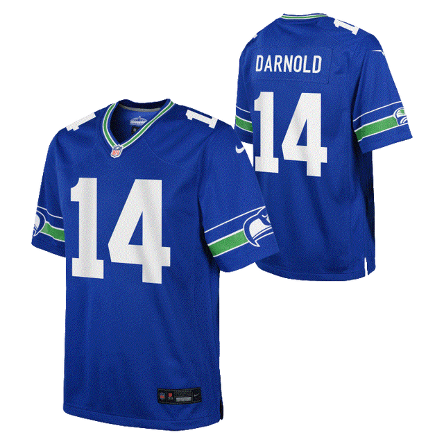 Seahawks Sam Darnold Youth Alternate Nike Game Jersey