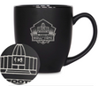 Hall of Fame 15oz Matte Black Ceramic Bistro Mug