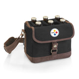 Steelers Beer Caddy Cooler Tote with Opener by Picnic Time