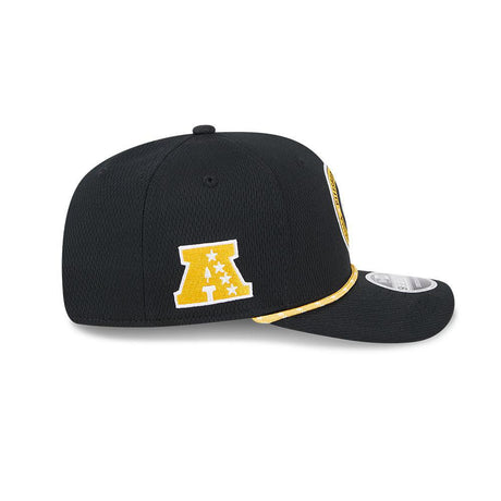 Steelers Men's New Era 2024 9SEVENTY Stretch Snap Sideline Hat
