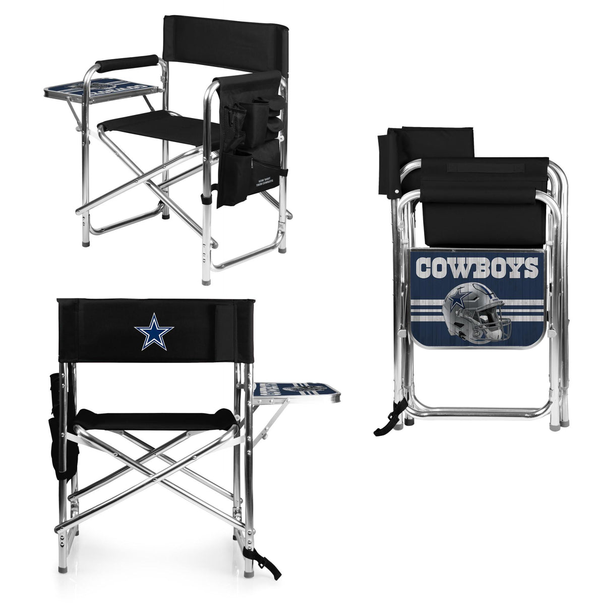 Cowboys Black Sports Chair