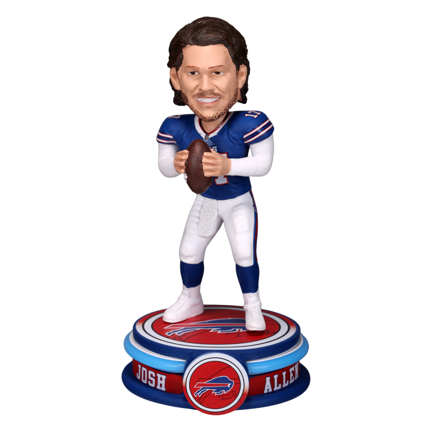 Bills Josh Allen 8 Inch Neon Bobblehead Pro Football Hall of Fame