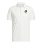 Hall of Fame Men's Adidas White Ultimate365 Jacquard ClimaCool Polo