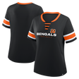 Bengals 2025 Fanatics Women's Draw Play Athena Lace Up T-Shirt