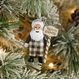 Saints Santa Overalls Ornament