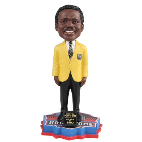 Walter Payton Gold Jacket Bobblehead