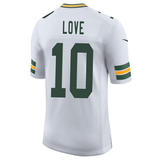 Packers Jordan Love Men's White Nike Game Jersey