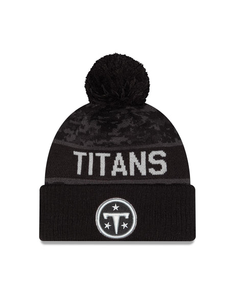Titans 2026 New Era Men's Salute to Service Knit Pro Football Hall of Fame