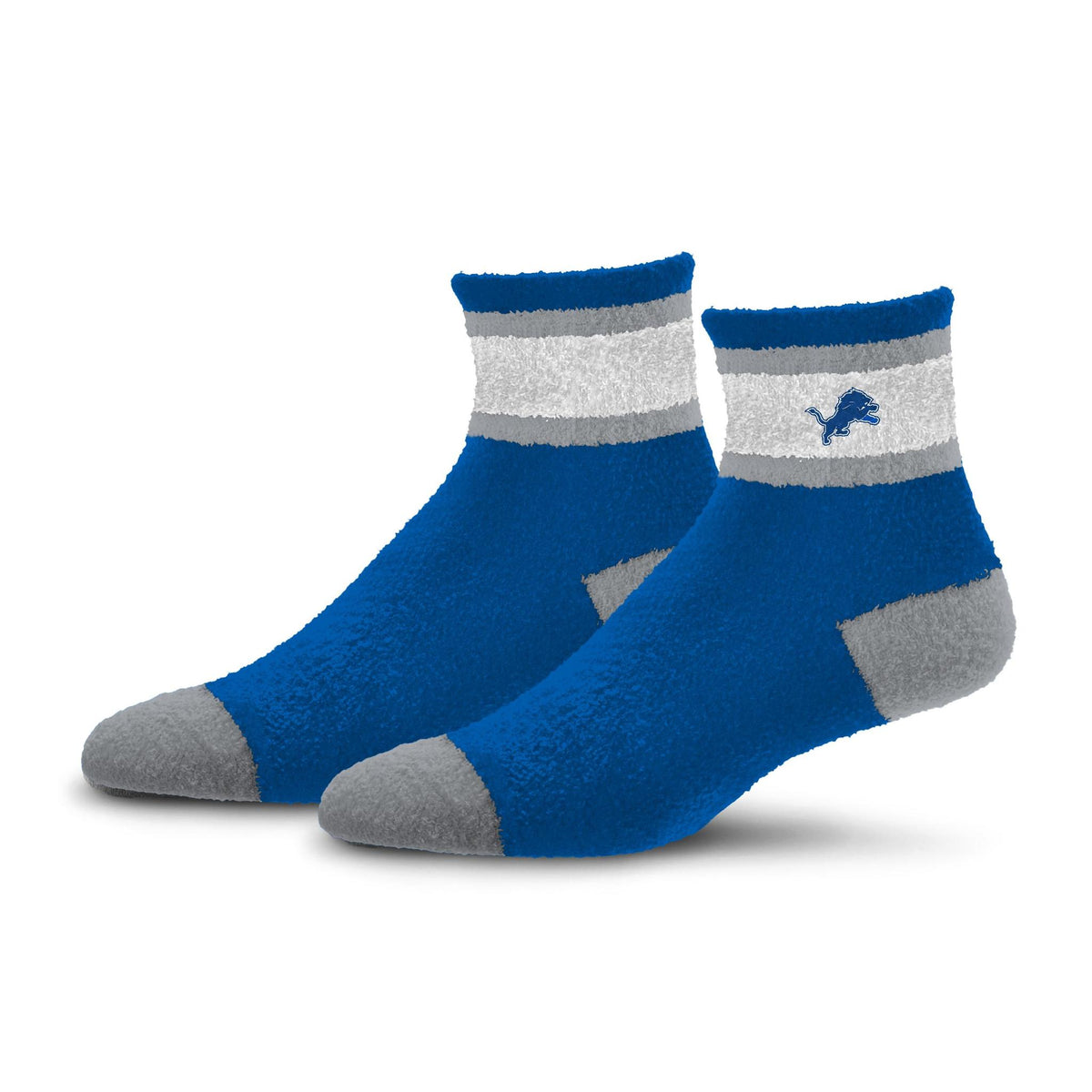 Lions 2026 Team Cuff Stripe Cozy Sleep Socks Pro Football Hall of Fame